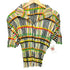 プリーツプリーズイッセイミヤケ PLEATS PLEASE ISSEY MIYAKE 2002SS Archive 幾何学模様 総柄 プリーツ ショートスリーブ オープンカラーシャツ レディース JPN:3