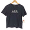 アーペーセー A.P.C. ロゴ刺繍クルーネックTシャツ メンズ M