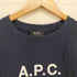 アーペーセー A.P.C. ロゴ刺繍クルーネックTシャツ メンズ M