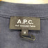 アーペーセー A.P.C. ロゴ刺繍クルーネックTシャツ メンズ M
