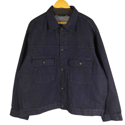 ユニクロ UNIQLO デニムジャケット 2nd Type 濃紺 ビッグサイズ メンズ 3XL