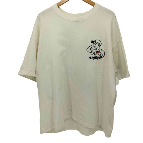 フリークスストア FREAKS STORE 23SS KAOYORINAKAMI パンチボーイ 両面刺繍 S/S TEE メンズ import:M