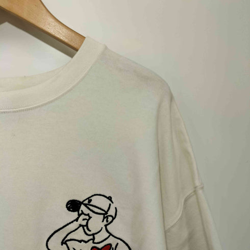 フリークスストア FREAKS STORE 23SS KAOYORINAKAMI パンチボーイ 両面刺繍 S/S TEE メンズ import:M