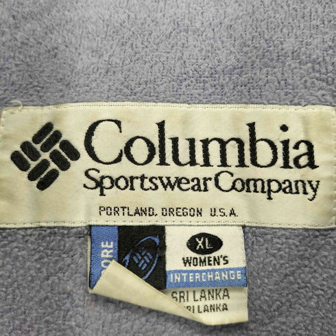 コロンビア Columbia 90S 裏地フリースナイロンジャケット レディース JPN:XL
