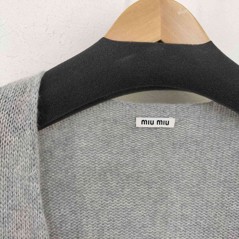 ミュウミュウ miu miu カシミヤ Vネックニット レディース JPN:38