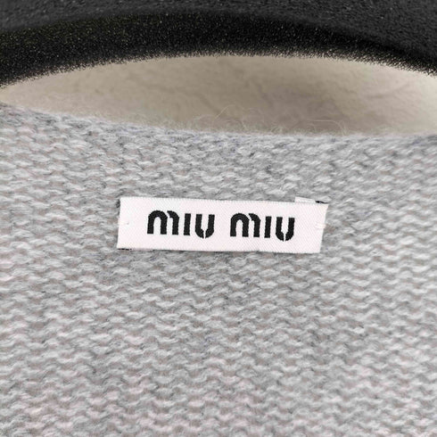 ミュウミュウ miu miu カシミヤ Vネックニット レディース JPN:38