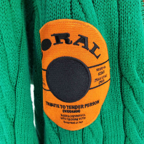 テンダーパーソン TENDER PERSON COLLEGE KNIT CARDIGAN メンズ 00