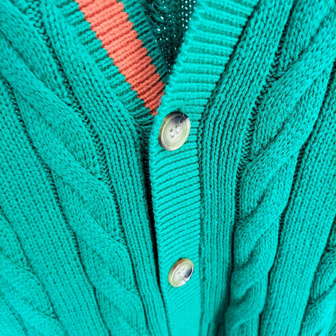 テンダーパーソン TENDER PERSON COLLEGE KNIT CARDIGAN メンズ 00