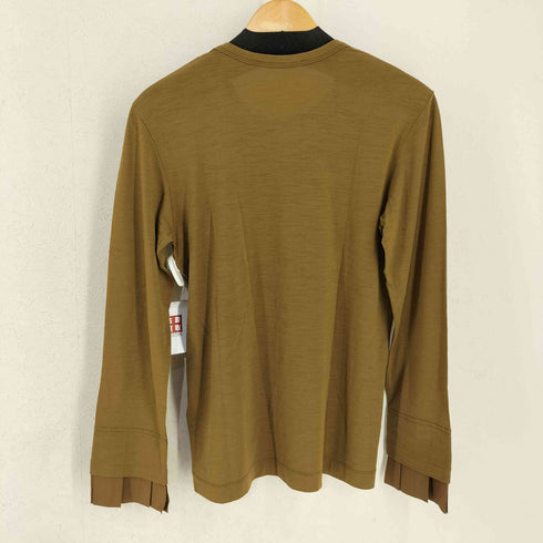 チノ CINOH PLEATS CUFF LONG SLEEVE T-SHIRT レディース JPN:38