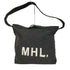 エムエイチエル MHL. キャンバス 2WAY ショルダーバッグ ロゴプリント メンズ