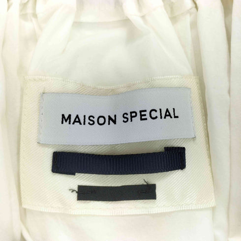 メゾンスペシャル MAISON SPECIAL ドローコード シアーナイロンコート レディース FREE