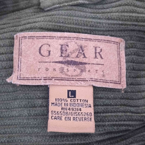 ギアフォースポーツ GEAR FOR SPORTS オーバーサイズコーデュロイシャツジャケット メンズ import:L