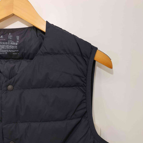 ムジルシリョウヒン 無印良品 23AW 軽量ダウンノーカラーベスト(帯電防止裏地) メンズ JPN:S