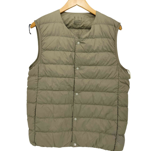 ムジルシリョウヒン 無印良品 23AW 軽量ダウンノーカラーベスト(帯電防止裏地) メンズ JPN:L