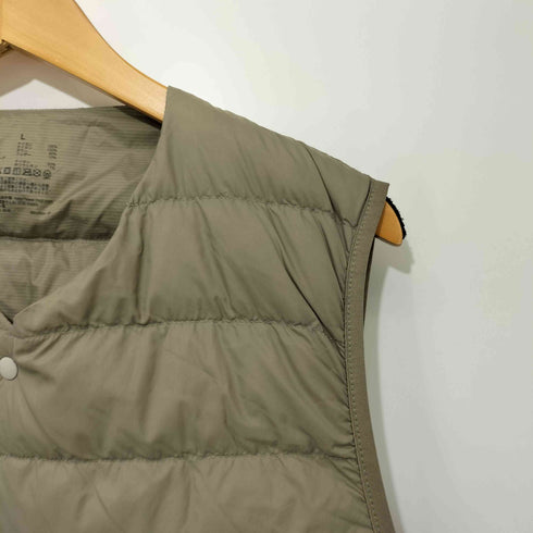 ムジルシリョウヒン 無印良品 23AW 軽量ダウンノーカラーベスト(帯電防止裏地) メンズ JPN:L