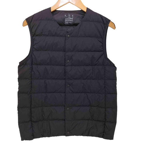 ムジルシリョウヒン 無印良品 23AW 軽量ダウンノーカラーベスト(帯電防止裏地) メンズ JPN:S