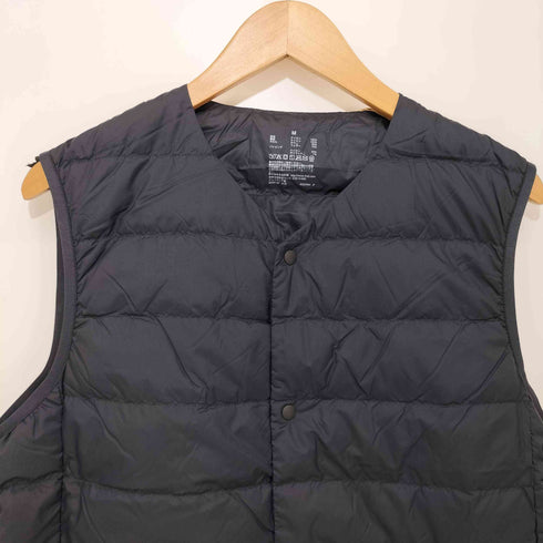 ムジルシリョウヒン 無印良品 23AW 軽量ダウンノーカラーベスト(帯電防止裏地) メンズ JPN:M