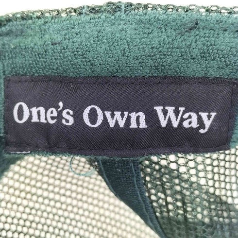 one's own way メッシュキャップ メンズ