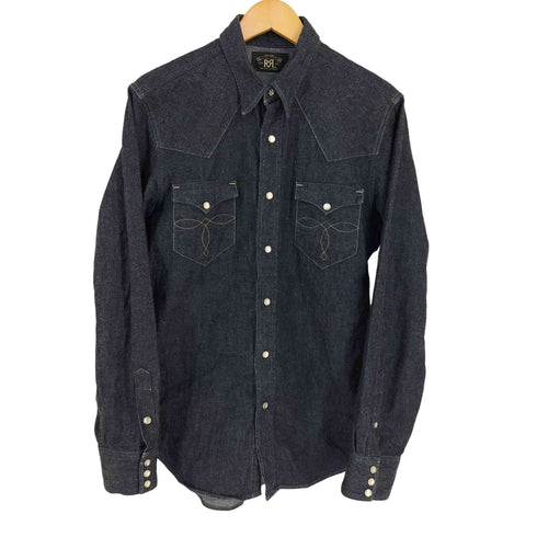 ダブルアールエルラルフローレン RRL RALPH LAUREN バッファローウエスタンデニムシャツ メンズ JPN:M