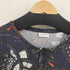 ドリスヴァンノッテン DRIES VAN NOTEN ミャオ族 素材切替 ヘンリーネックロングカットソー メンズ import:M
