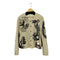 ドリスヴァンノッテン DRIES VAN NOTEN アニマルプリント 総柄 ノーカラージャケット メンズ import:L