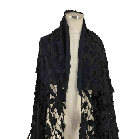 ドリスヴァンノッテン DRIES VAN NOTEN 総レース ライナー付 大判ストール メンズ