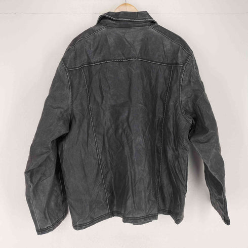 アリゾナジーン ARIZONA JEAN フェイクレザージップブルゾン メンズ JPN:XXL