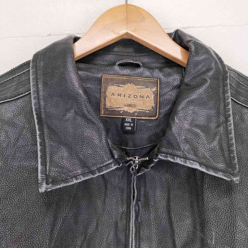 アリゾナジーン ARIZONA JEAN フェイクレザージップブルゾン メンズ JPN:XXL