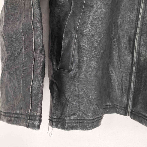 アリゾナジーン ARIZONA JEAN フェイクレザージップブルゾン メンズ JPN:XXL