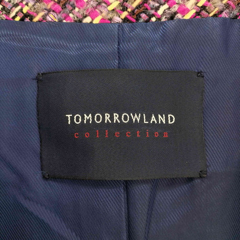 トゥモローランドコレクション TOMORROWLAND collection ツイード ノーカラーコート レディース JPN:36