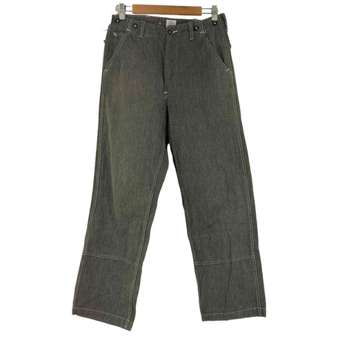 ポストオーバーオールズ POST OVERALLS サスペンダーボタン ストレートパンツ メンズ