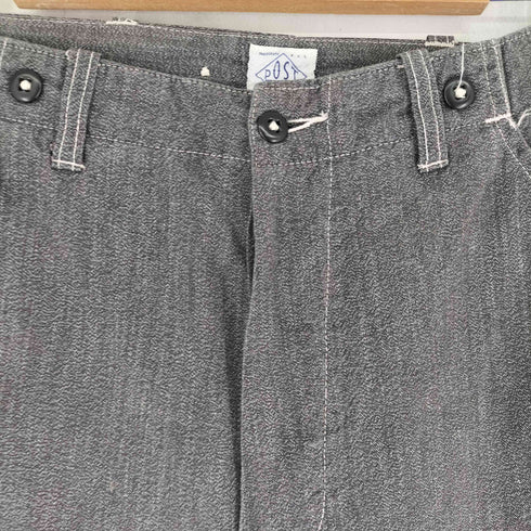 ポストオーバーオールズ POST OVERALLS サスペンダーボタン ストレートパンツ メンズ