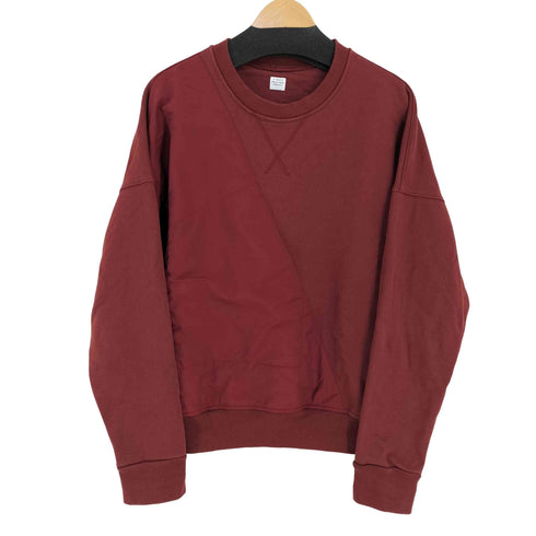 イートウツ E.TAUTZ MADE IN UK 前ガゼット バイアス異素材切替スウェット メンズ import:M