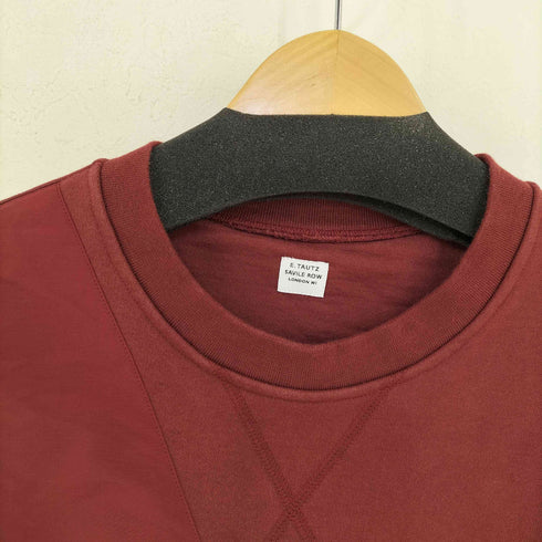 イートウツ E.TAUTZ MADE IN UK 前ガゼット バイアス異素材切替スウェット メンズ import:M