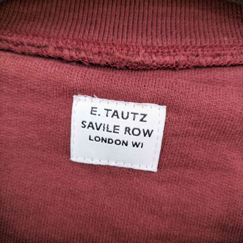 イートウツ E.TAUTZ MADE IN UK 前ガゼット バイアス異素材切替スウェット メンズ import:M