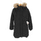 ザラ ZARA WATER REPELLENT LONG PADDED ファー付き中綿コート レディース import:M