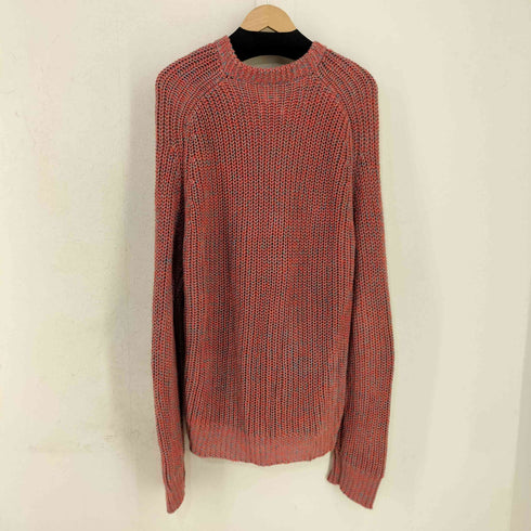 イートウツ E.TAUTZ HAND MADE IN GREAT BRITAIN corgi 別注リネン100 メランジクルーネックニット メンズ import:S