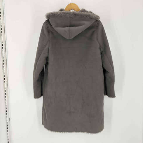 ユニクロ UNIQLO ムートンタッチフーデットコート レディース JPN:L
