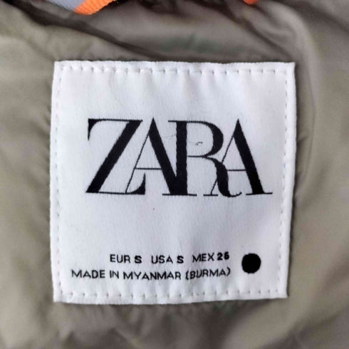 ザラ ZARA 中綿フーディジャケット レディース import:S