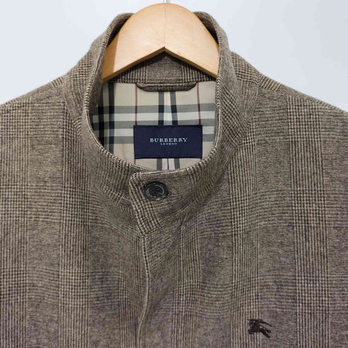 バーバリーロンドン BURBERRY LONDON グレンチェックハリントンジャケット スイングトップブルゾン メンズ JPN:L