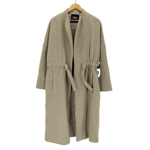 ザラ ZARA ベルトウールブレンドコート レディース JPN:S
