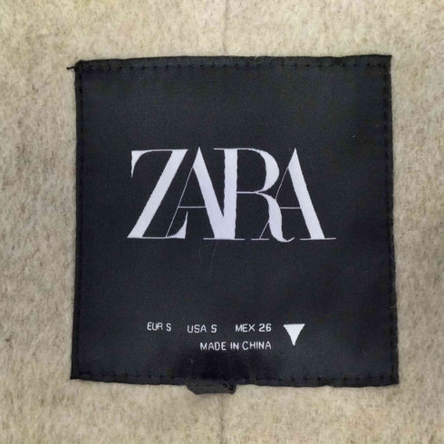 ザラ ZARA ベルトウールブレンドコート レディース JPN:S