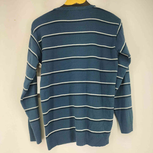 ノーティカ NAUTICA Vネック ボーダーニット メンズ