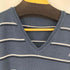 ノーティカ NAUTICA Vネック ボーダーニット メンズ