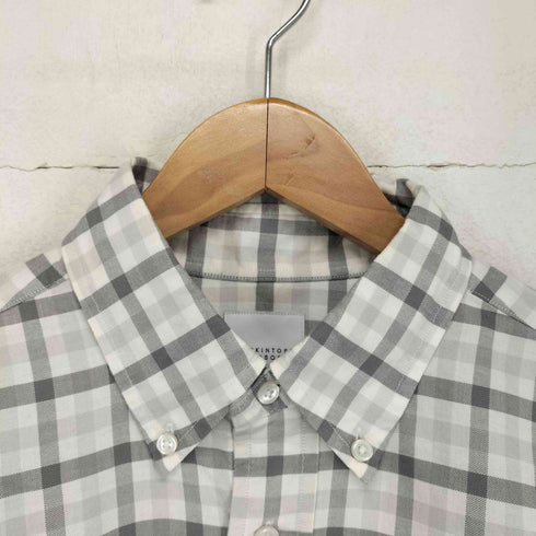 マッキントッシュフィロソフィー MACKINTOSH PHILOSOPHY チェック柄ボタンダウンシャツ メンズ 40