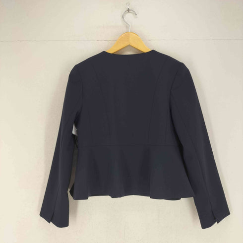 セルフォード CELFORD ネイビーノーカラーペプラムジャケット レディース JPN:36