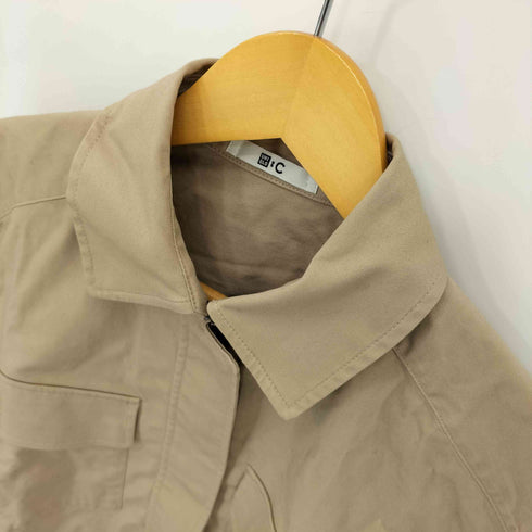 ユニクロシー UNIQLO:C コットンブレンドドローストリングジャケット レディース JPN:M