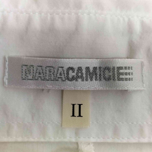 ナラカミーチェ NARACAMICIE スキッパー フリルシャツ レディース 2