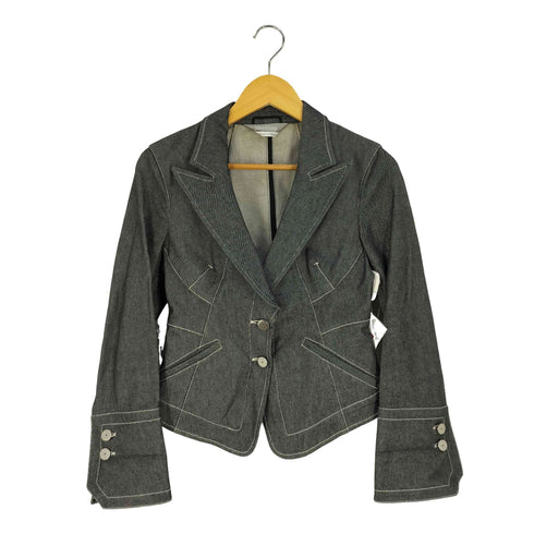 マックスマーラ MAX MARA イタリア製 白タグ フレアスリーブ 2B テーラードジャケット レディース JPN:36