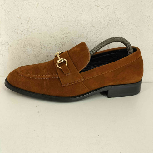 VICCI Driving Loafer with Gold Bit ホースビット スウェードローファー メンズ JPN:41